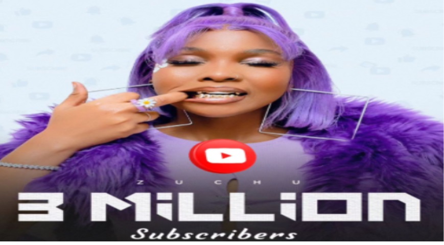 Zuchu Celebrates 3M Youtube Milestone